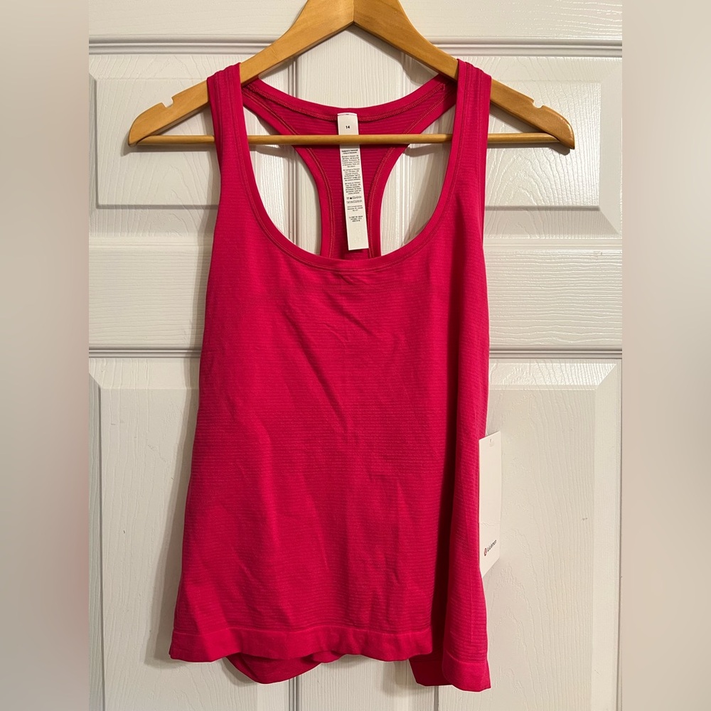 NWT Lululemon Pink Swiftly Tech Tank